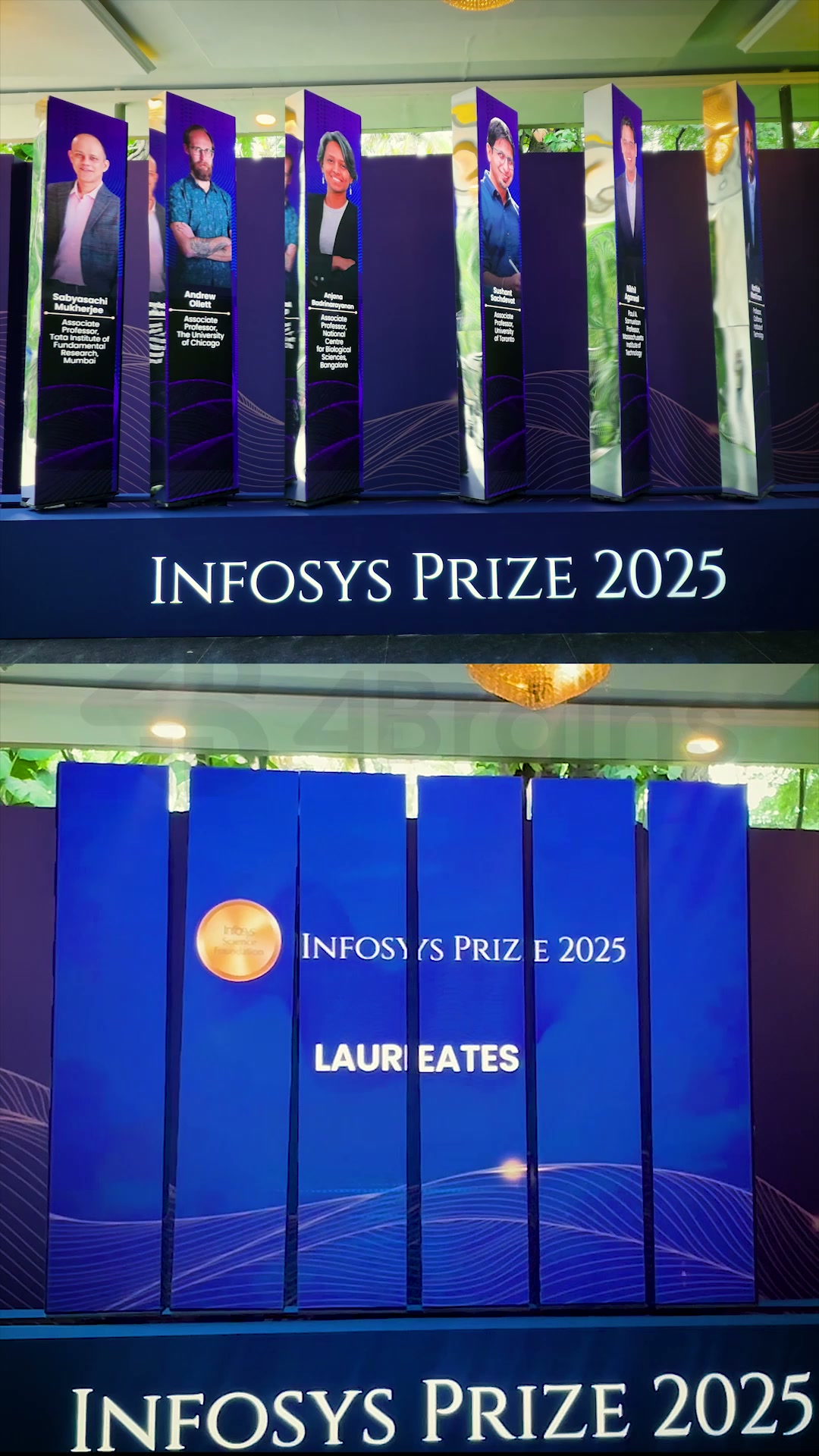 Nexus Pillars — Rotational LED Architecture